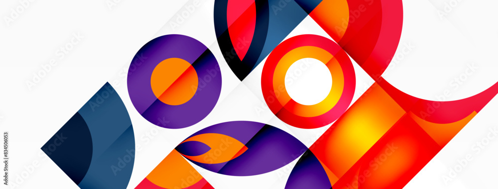 Circles and petals. Geometric beautiful abstract minimal template for Wallpaper, Banner, Background, Card, Book Illustration, landing page Circles and petals. Geometric beautiful abstract minimal template for Wallpaper, Banner, Background, Card, Book Illustration, landing page
