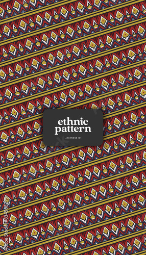 Javanese Ethnic illustration for background