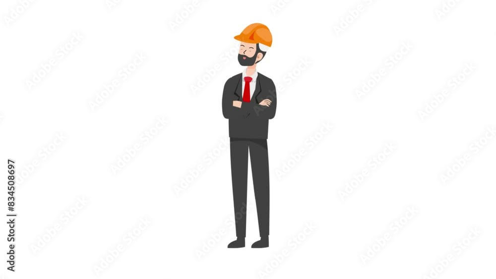 Engineer standing Engineer standing