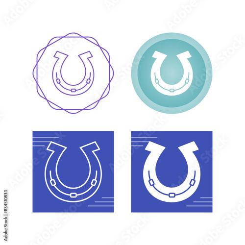 Horse Shoe Vector Icon