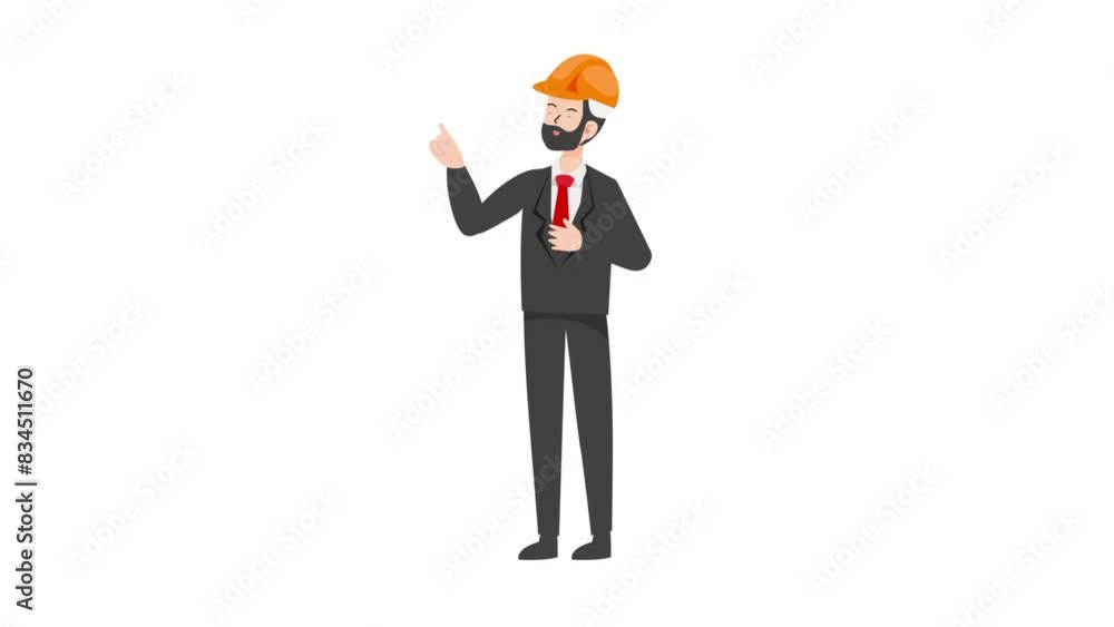 Engineer thinking something Engineer thinking something