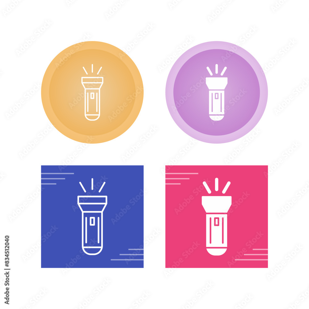 Torch Vector Icon Torch Vector Icon
