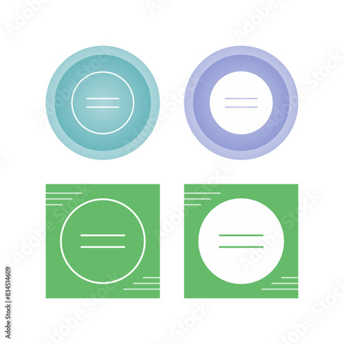 Equal To Vector Icon