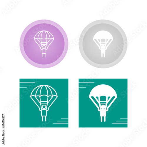 Parachuter Vector Icon