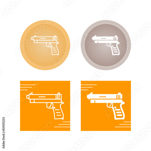 Pistol Vector Icon