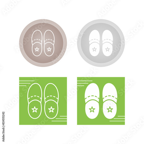 Slippers Vector Icon