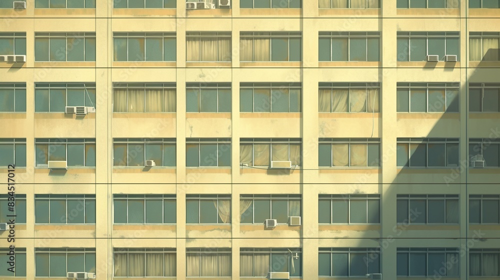 高層ビルの窓、テクスチャー18
