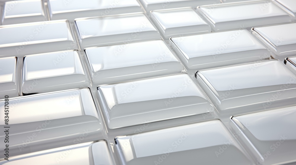 Obraz premium Timeless elegance captured in a classic glass tile texture, with a glossy finish and highquality craftsmanship in a flat illustration.