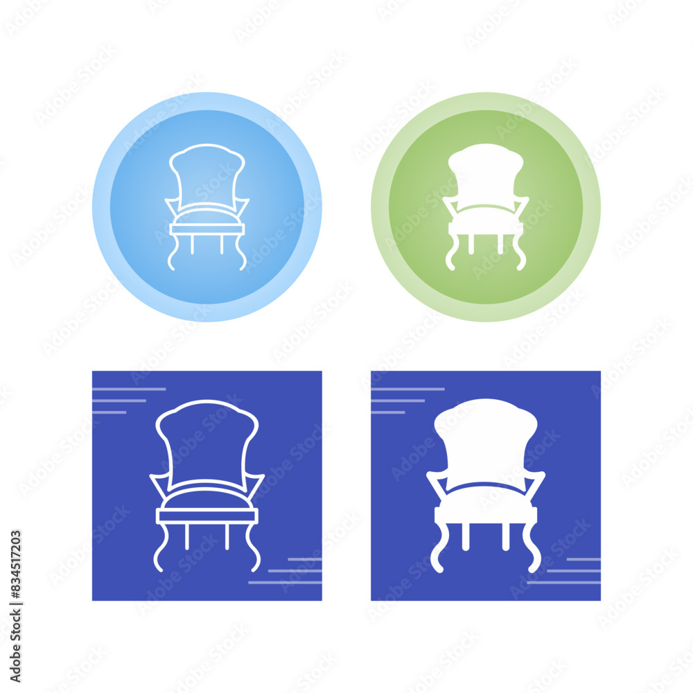 Comfortable Chair Vector Icon Comfortable Chair Vector Icon