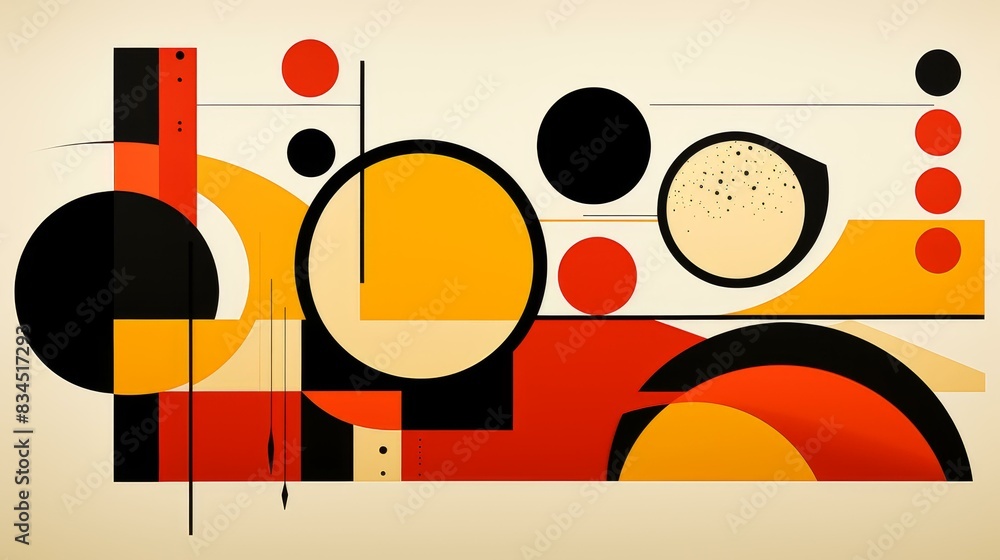 Abstract block print design with bold geometric shapes and vibrant colors, showcasing a flat texture and intricate details. Abstract block print design with bold geometric shapes and vibrant colors, showcasing a flat texture and intricate details.