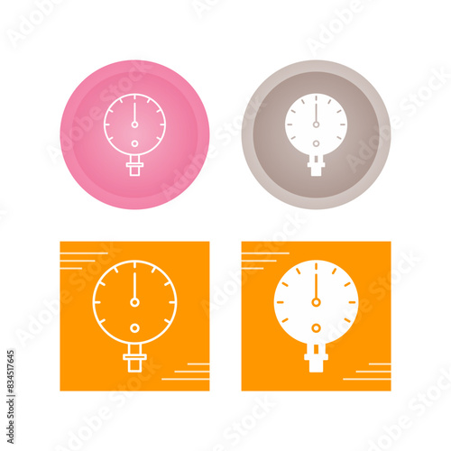 Manometer Vector Icon