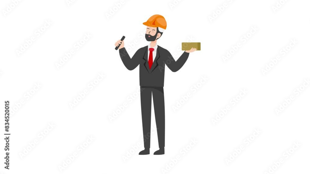 Engineer giving speech Engineer giving speech
