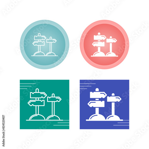 Directions Vector Icon