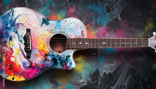 guitar in the street, guitar and music, guitar and strings, acoustic guitar on wooden background, acoustic guitar on wooden background, electric guitar on a wall, Electric guitar painted. 