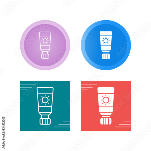 Sunscreen Vector Icon