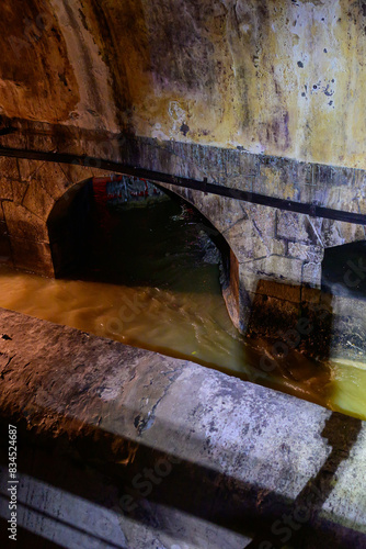 sewer of the vienna wastewater system near karlsplatz