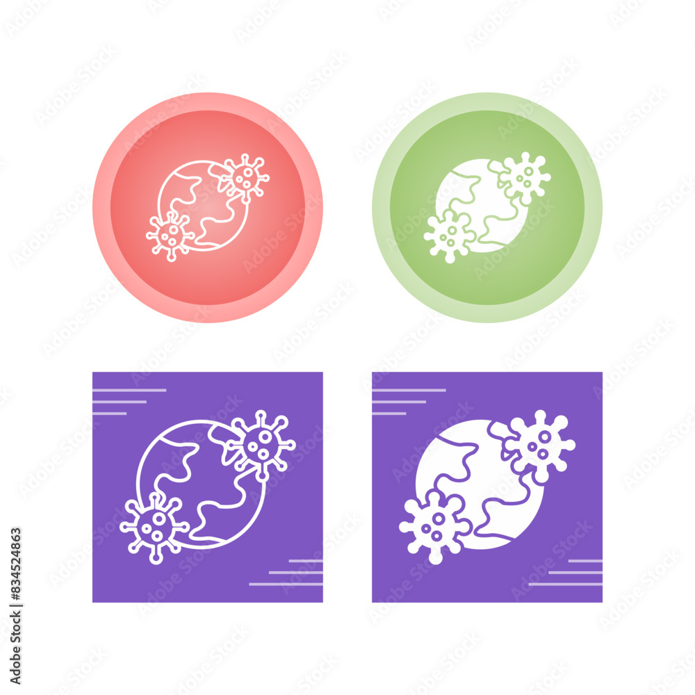 Pandemic Vector Icon Pandemic Vector Icon