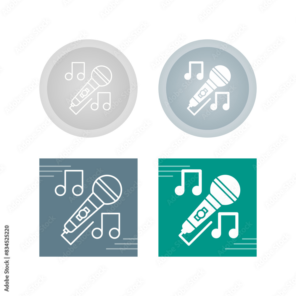 Karaoke Vector Icon Karaoke Vector Icon