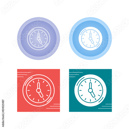 Free Download Clock Vector Icon - GFXLoad