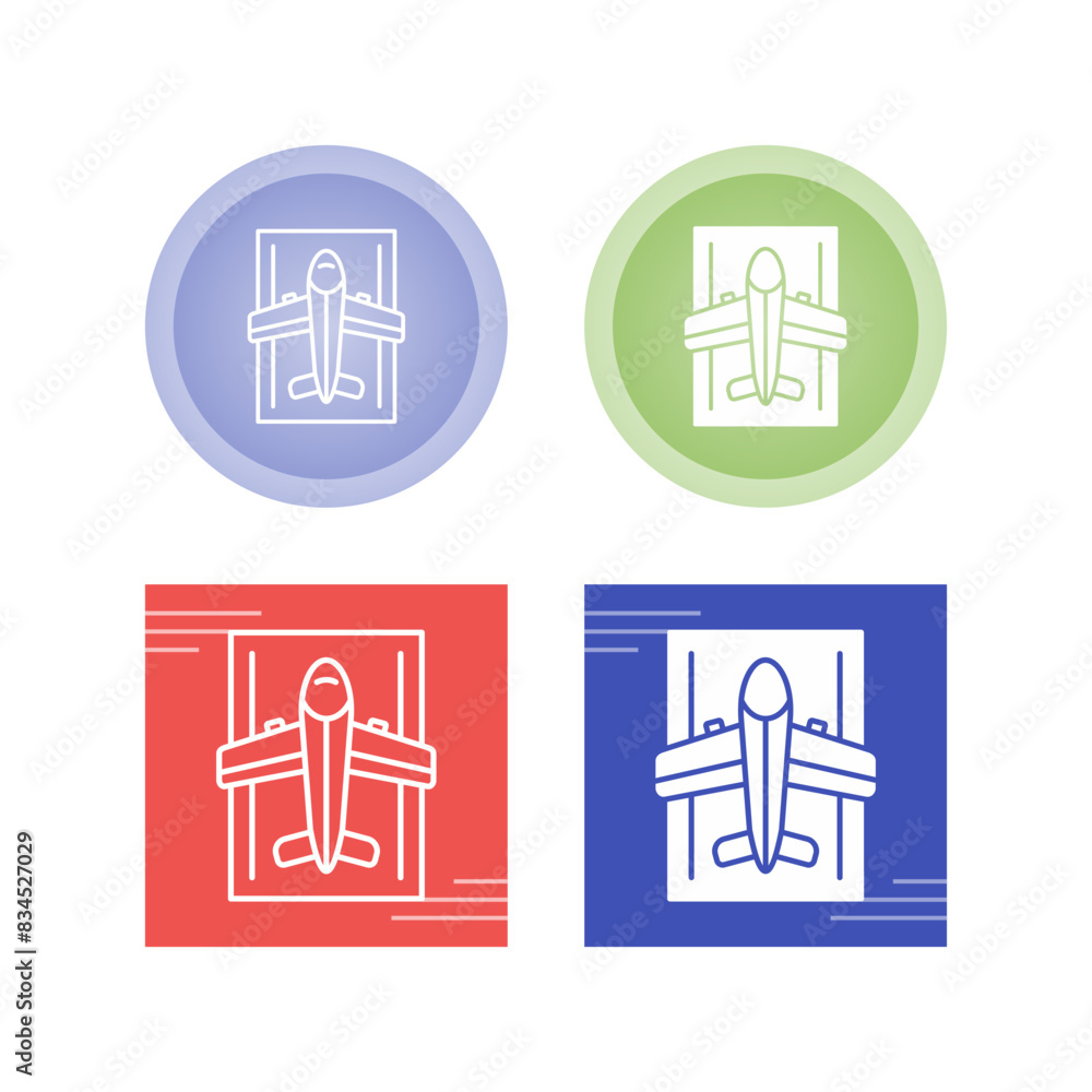 Runway Vector Icon Runway Vector Icon