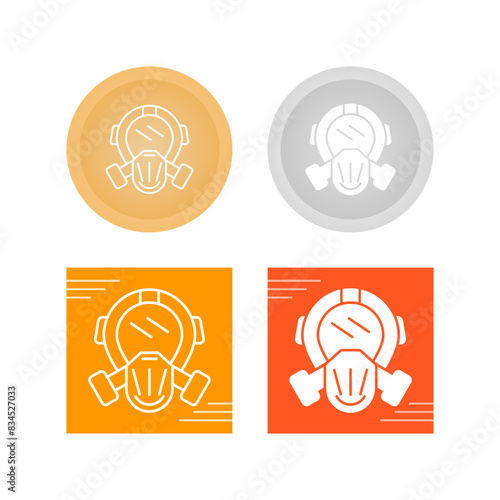 Gas Mask Vector Icon