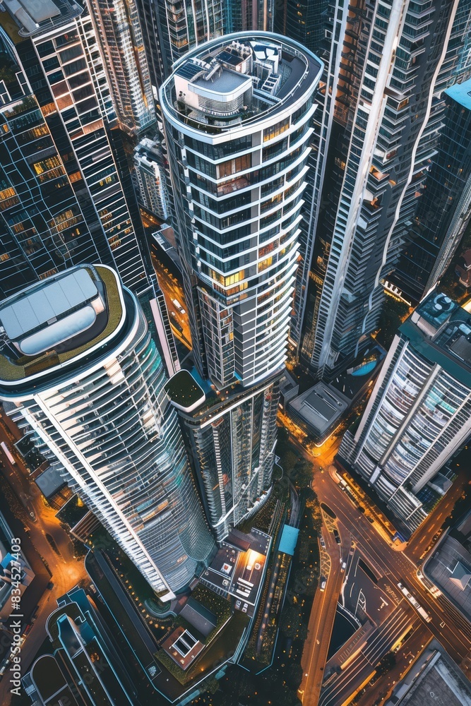 Fototapeta premium Exterior High Rise Building