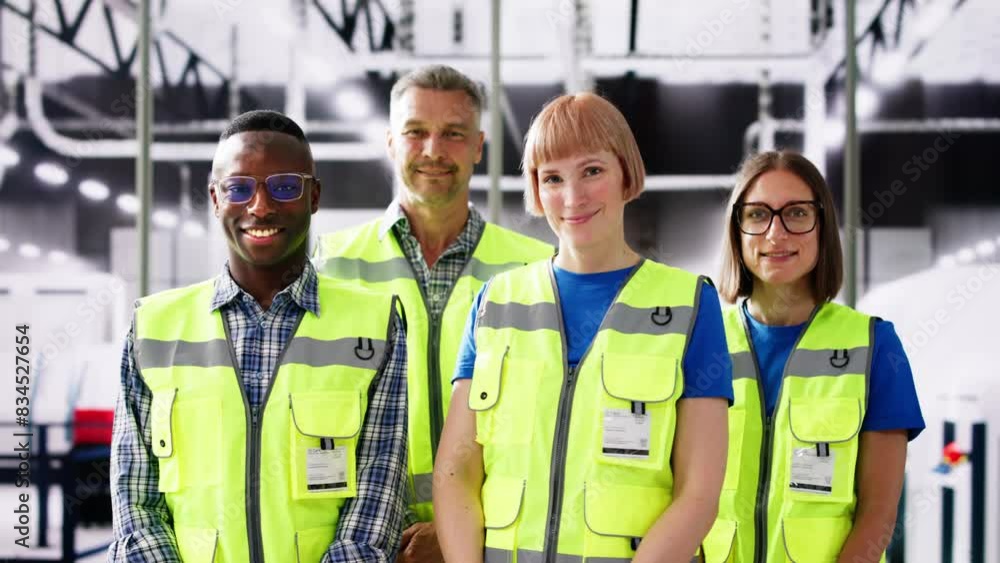 Factory Engineer Team Portraits Factory Engineer Team Portraits