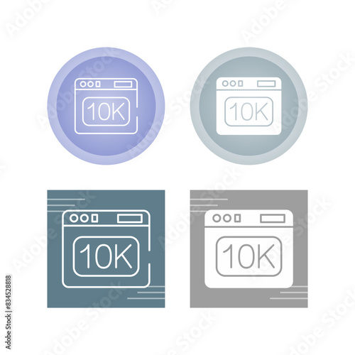 10k Vector Icon