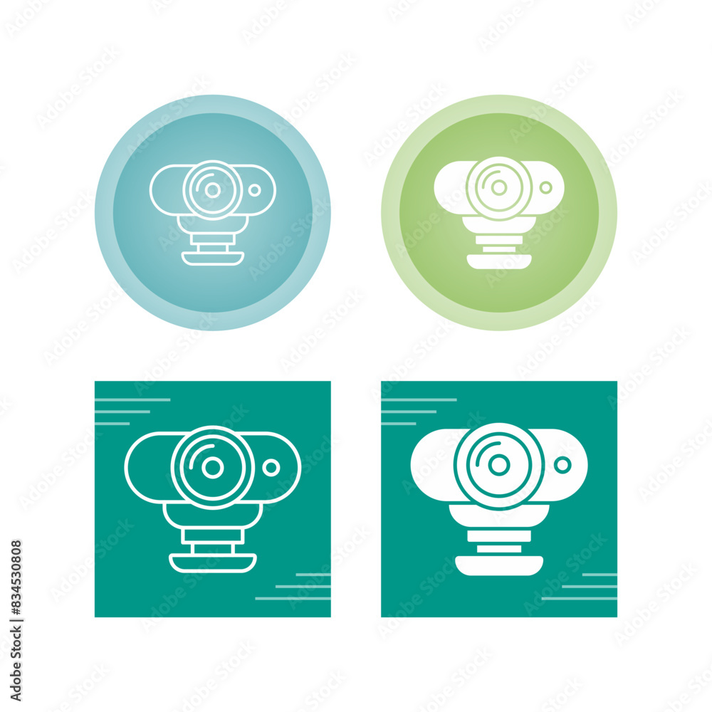 Webcam Vector Icon Webcam Vector Icon