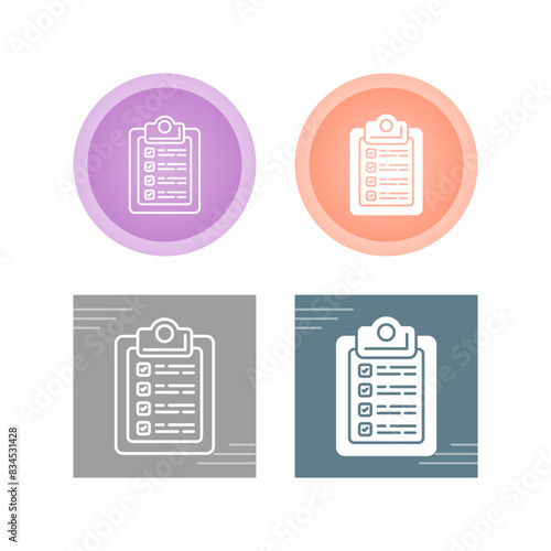 Checklist Vector Icon