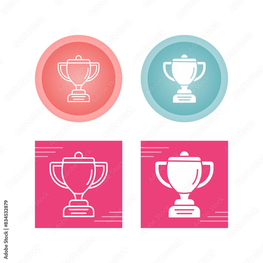 Winning Vector Icon Winning Vector Icon
