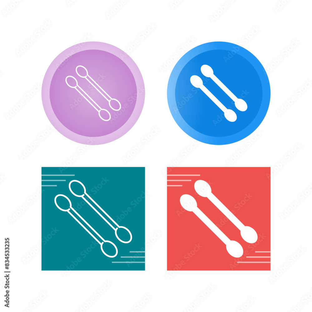 Cotton Bud Vector Icon Cotton Bud Vector Icon
