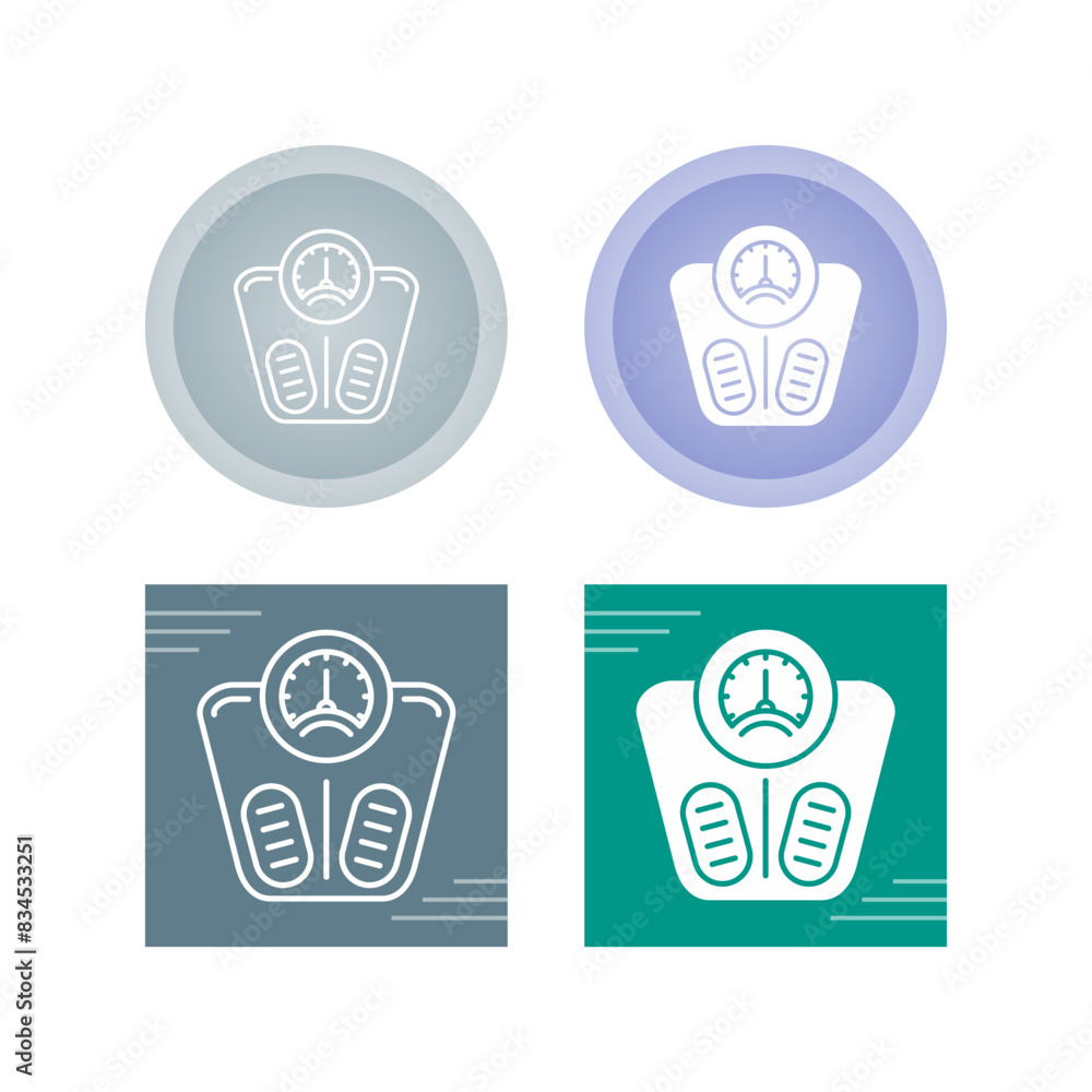 Weight Scale Vector Icon Weight Scale Vector Icon