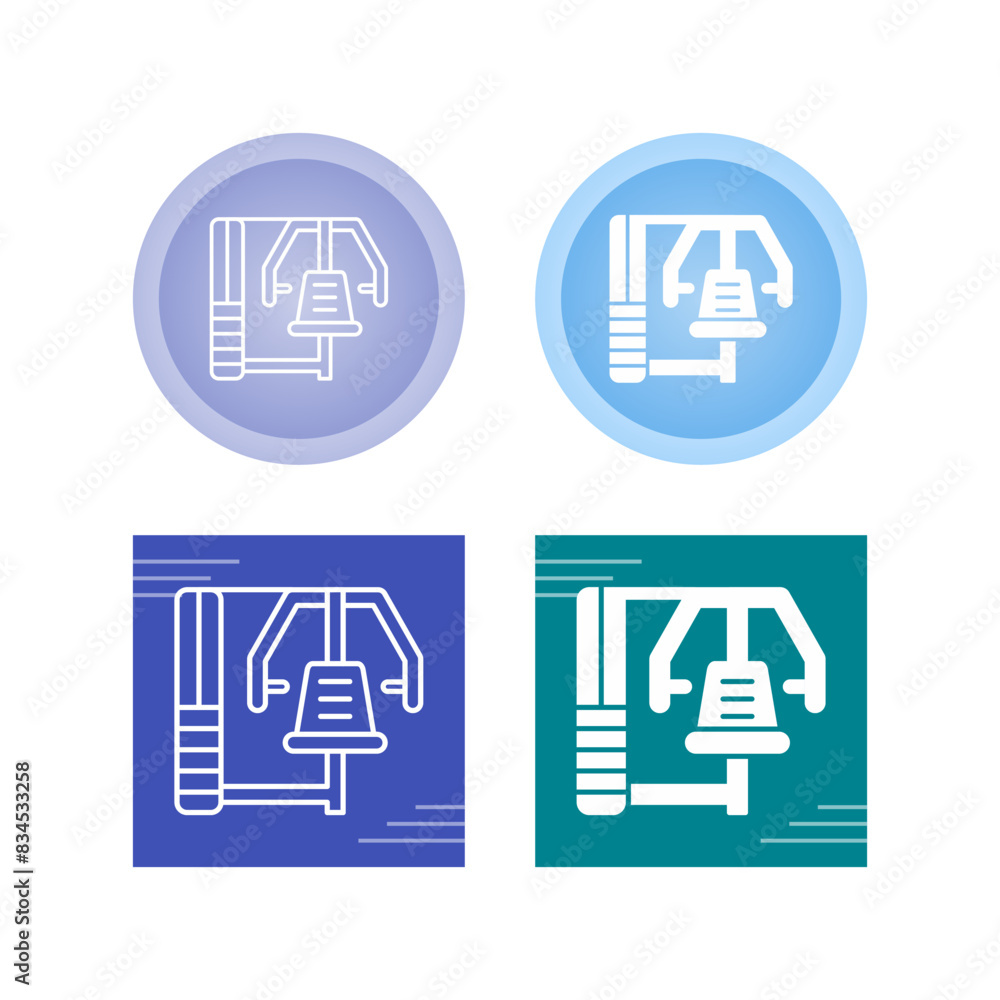 Gym Machine Vector Icon Gym Machine Vector Icon