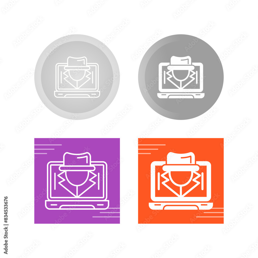 Spyware Vector Icon Spyware Vector Icon