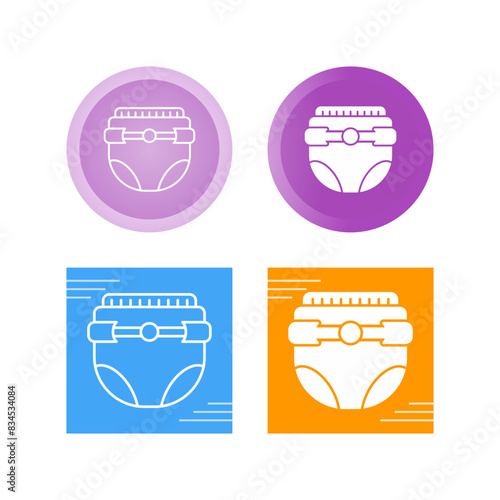 Diaper Vector Icon
