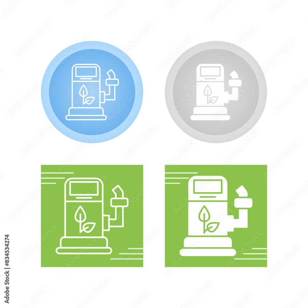 Eco Fuel Vector Icon Eco Fuel Vector Icon