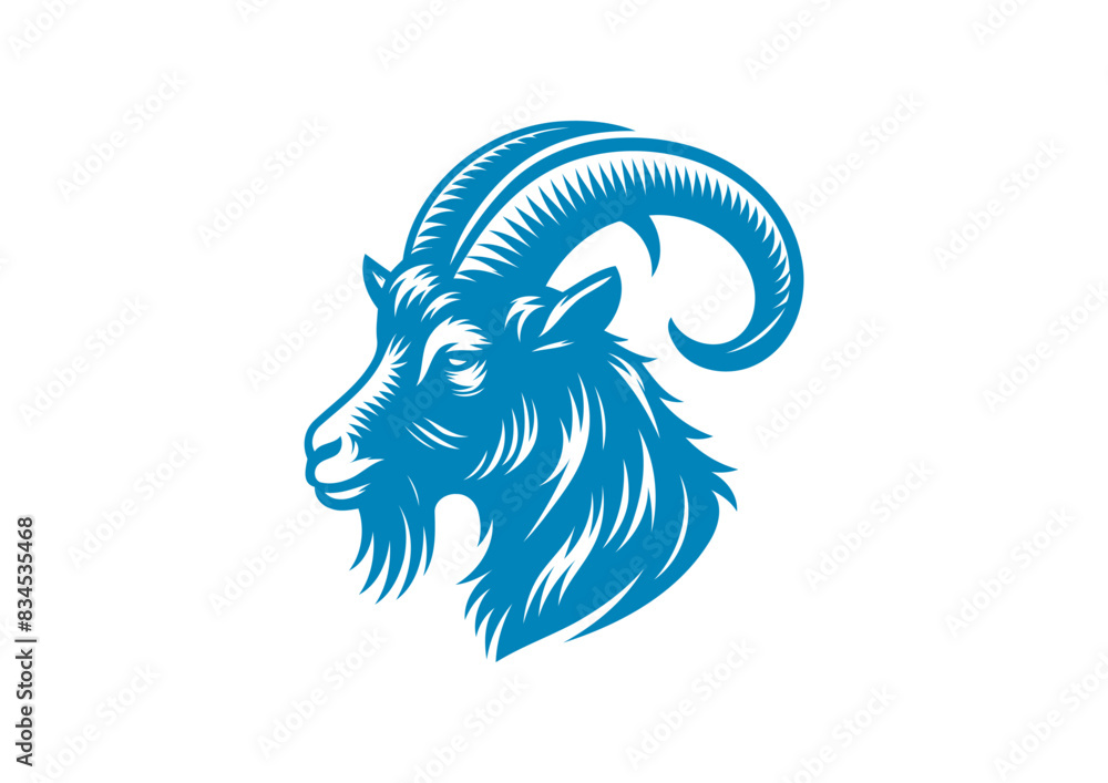 Fototapeta premium goat vector, transparent background.