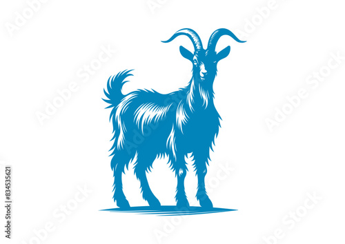 goat vector, transparent background.
