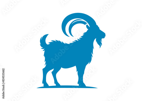 goat vector, transparent background.