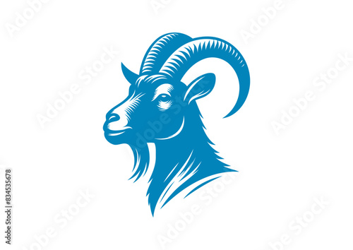 goat vector, transparent background.