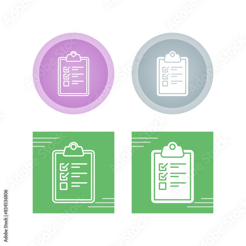 Checklist Vector Icon