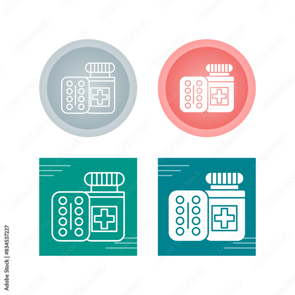 Medication Vector Icon Medication Vector Icon
