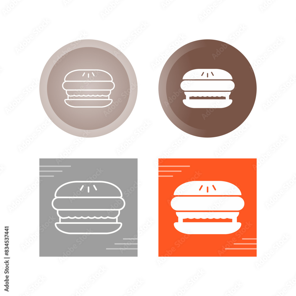 Hamburger Vector Icon Hamburger Vector Icon