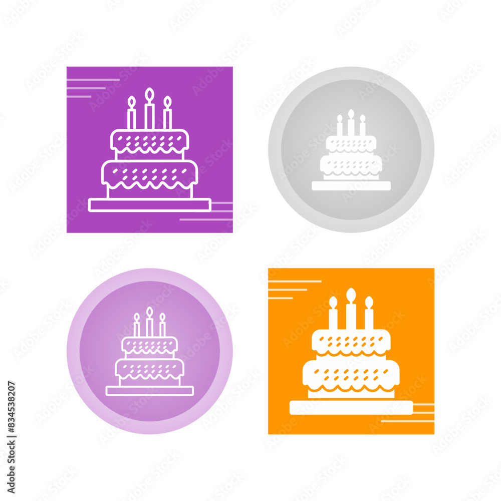 Cake Vector Icon
