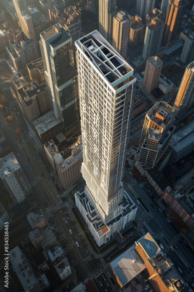 Fototapeta premium Exterior High Rise Building