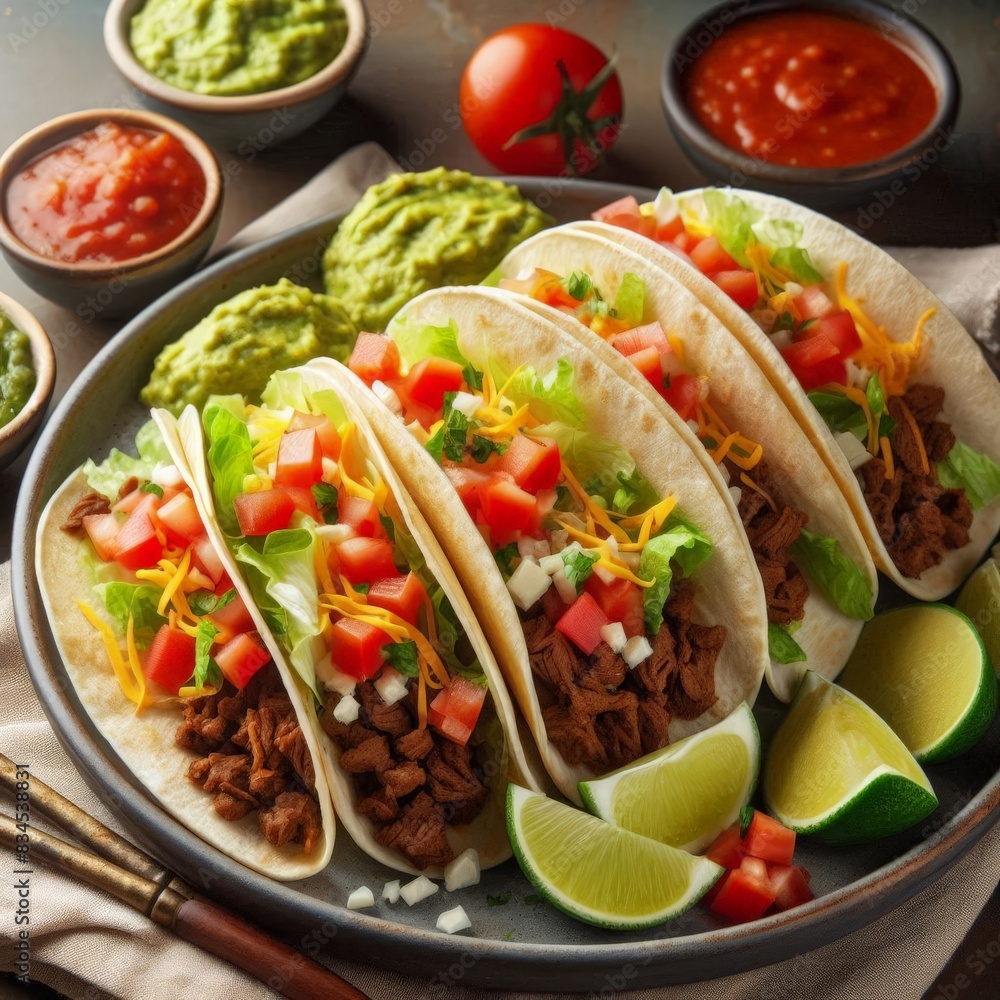 Tacos mexican food