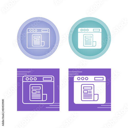 News Feed Vector Icon