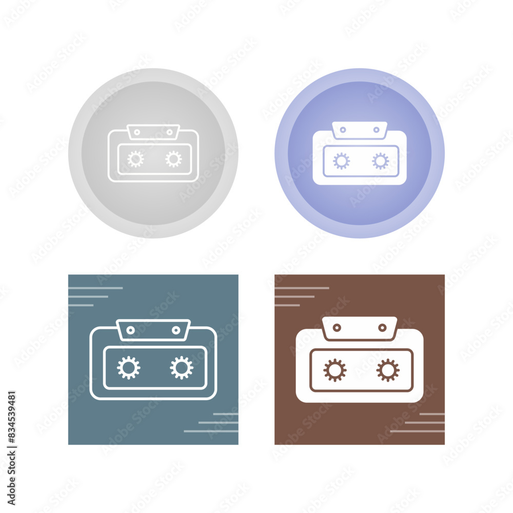 Cassette Vector Icon Cassette Vector Icon