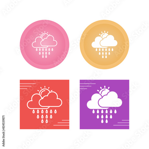 Rain Vector Icon